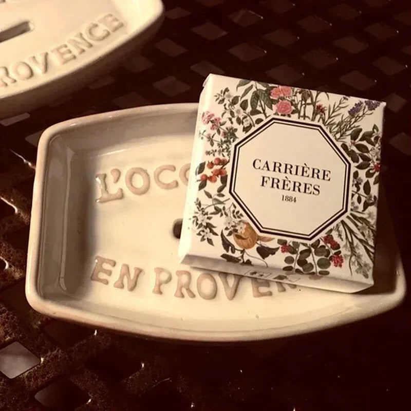 Porte Savon de Provence Blanc