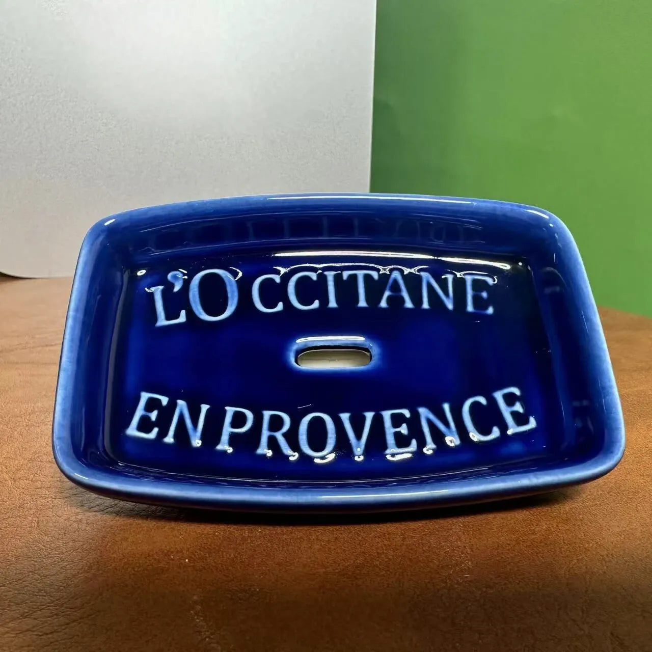 Porte Savon de Provence Bleu