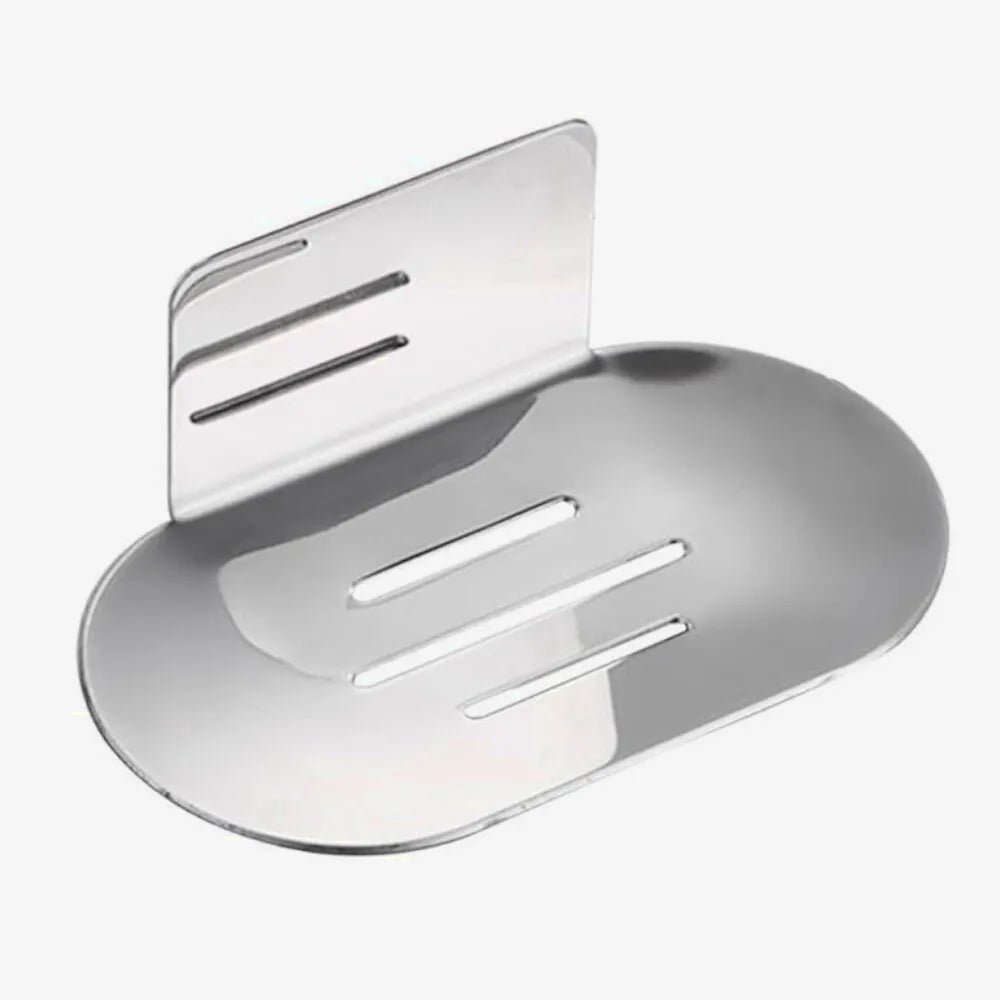 Porte Savon Inox Mural Argenté