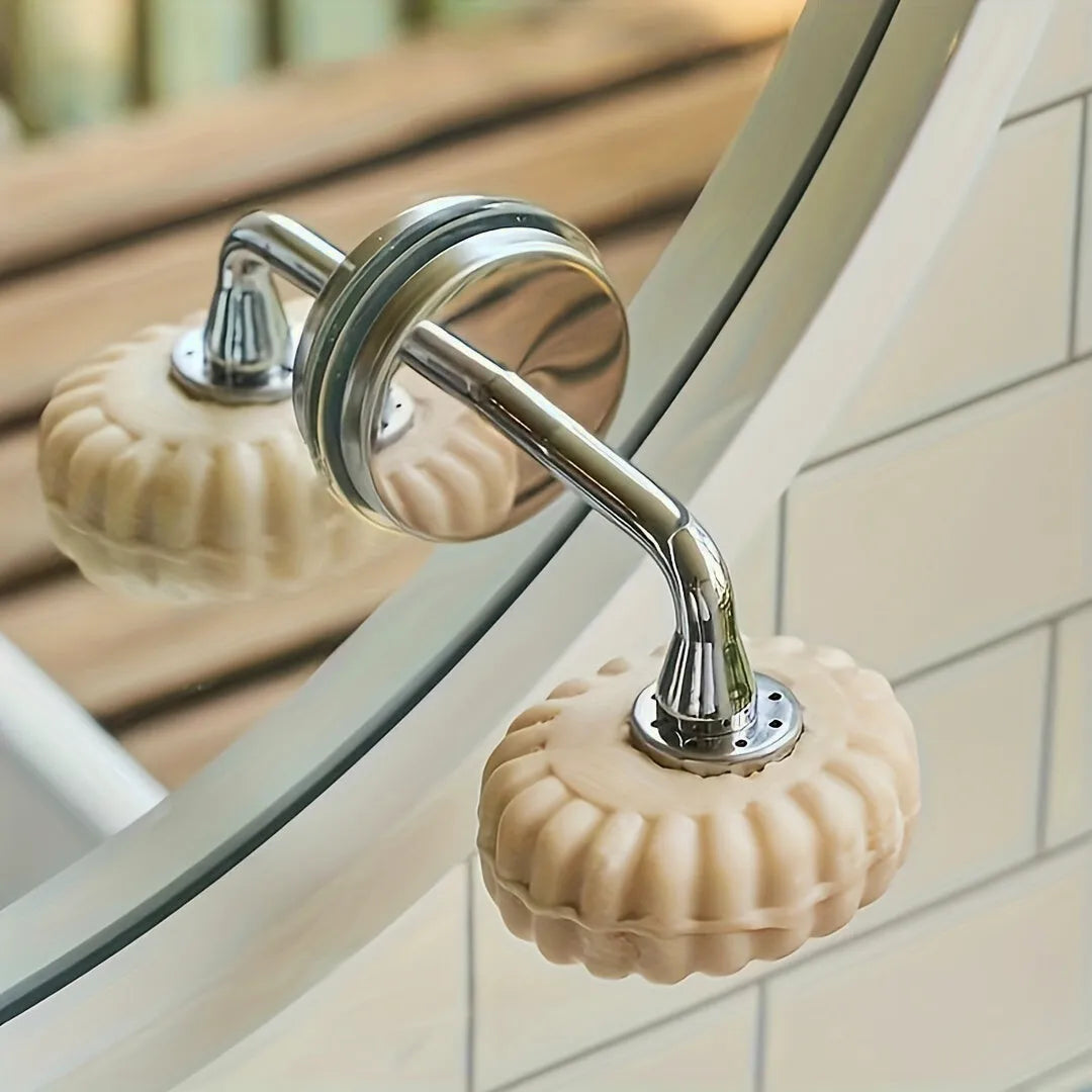 Porte Savon Magnétique Ventouse Argenté