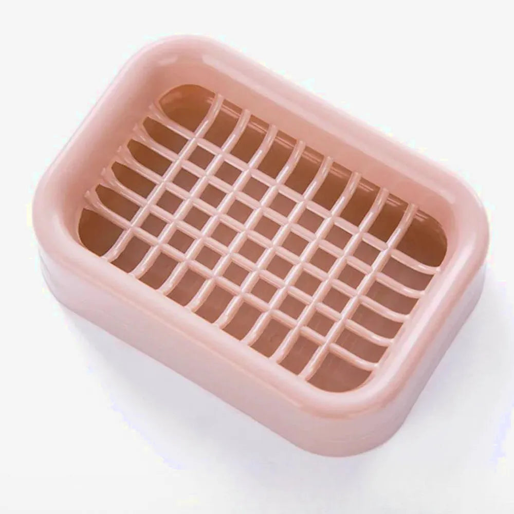 Porte Savon Rectangulaire Rose