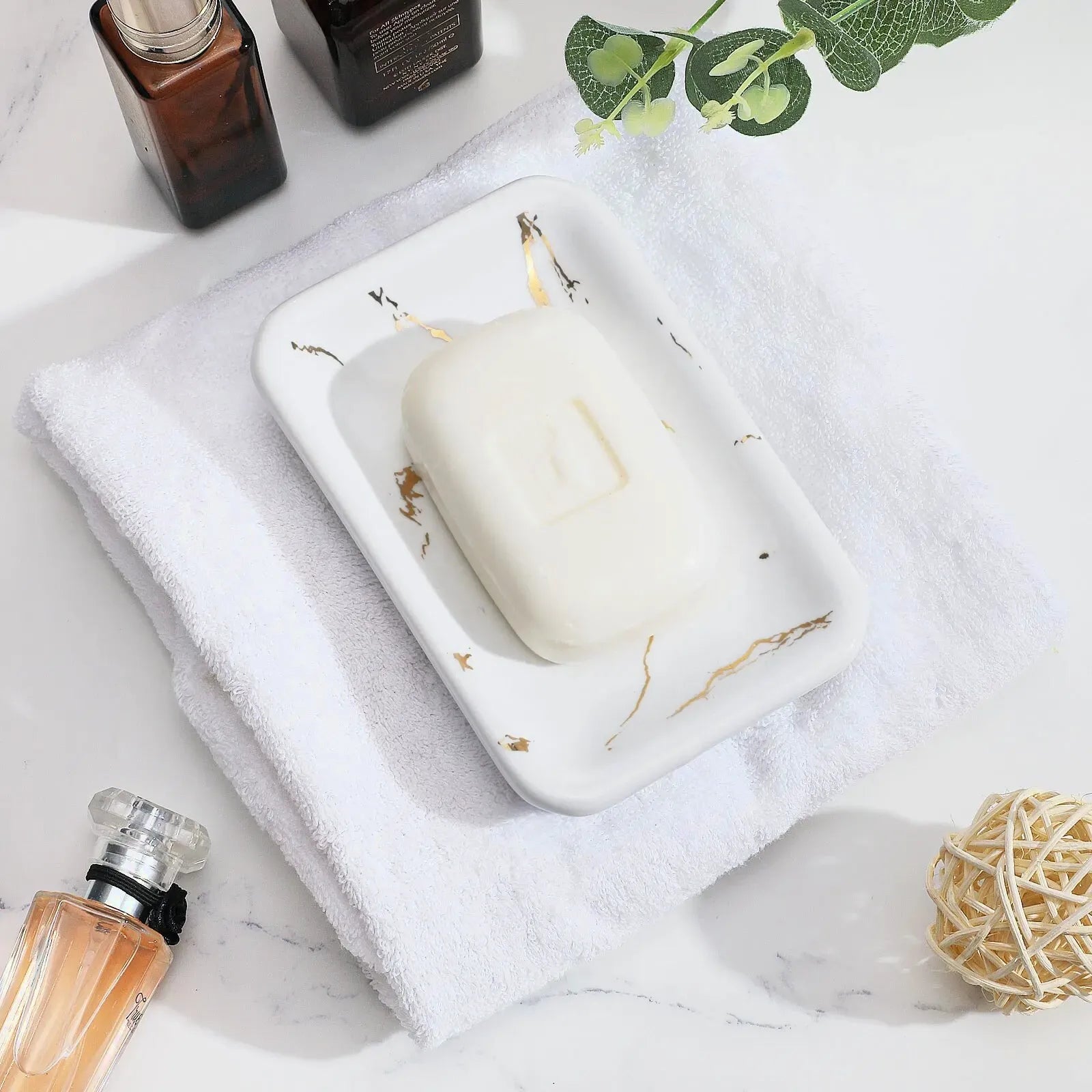 Porte Savon Blanc