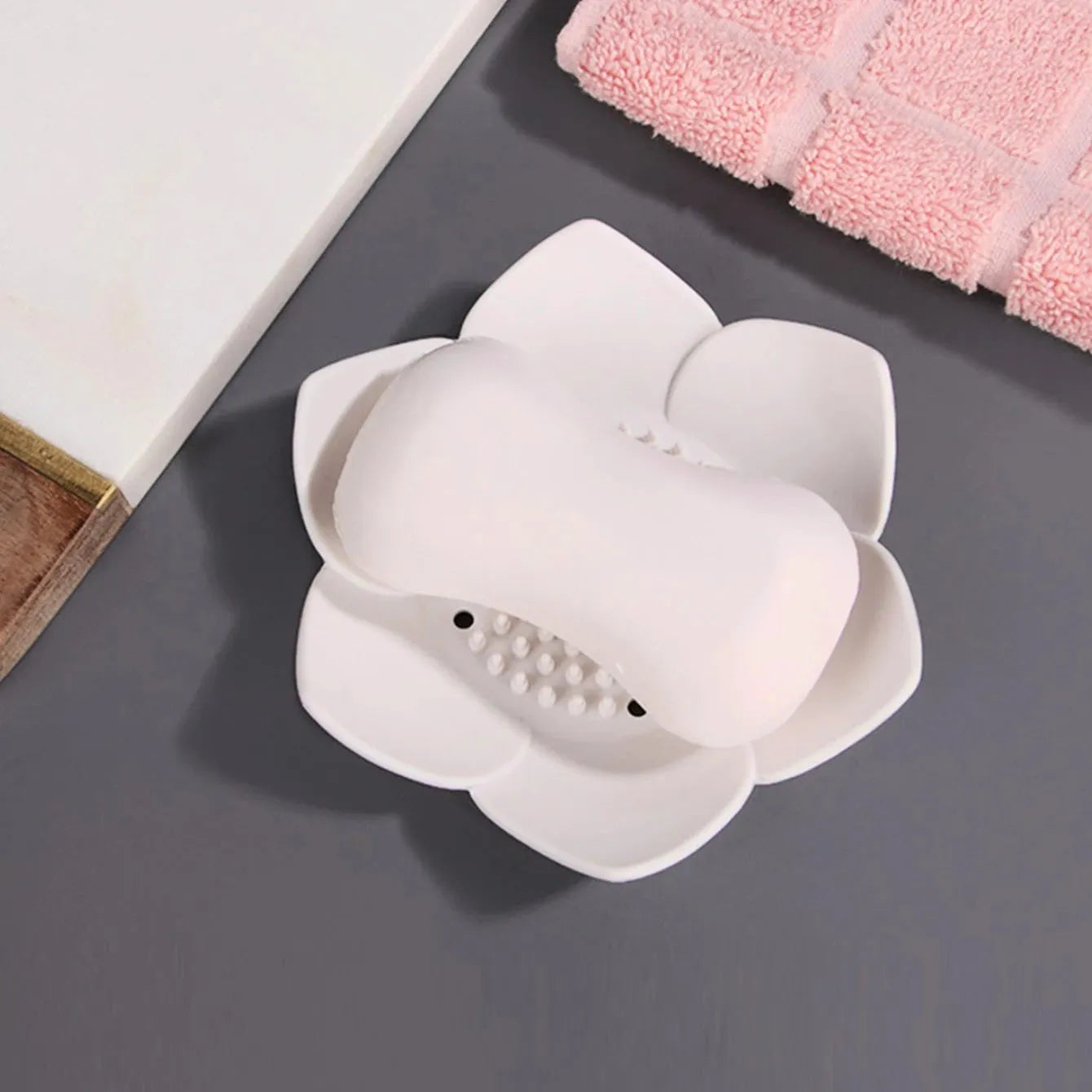 Porte Savon Fleur
