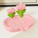 Porte Savon Rose