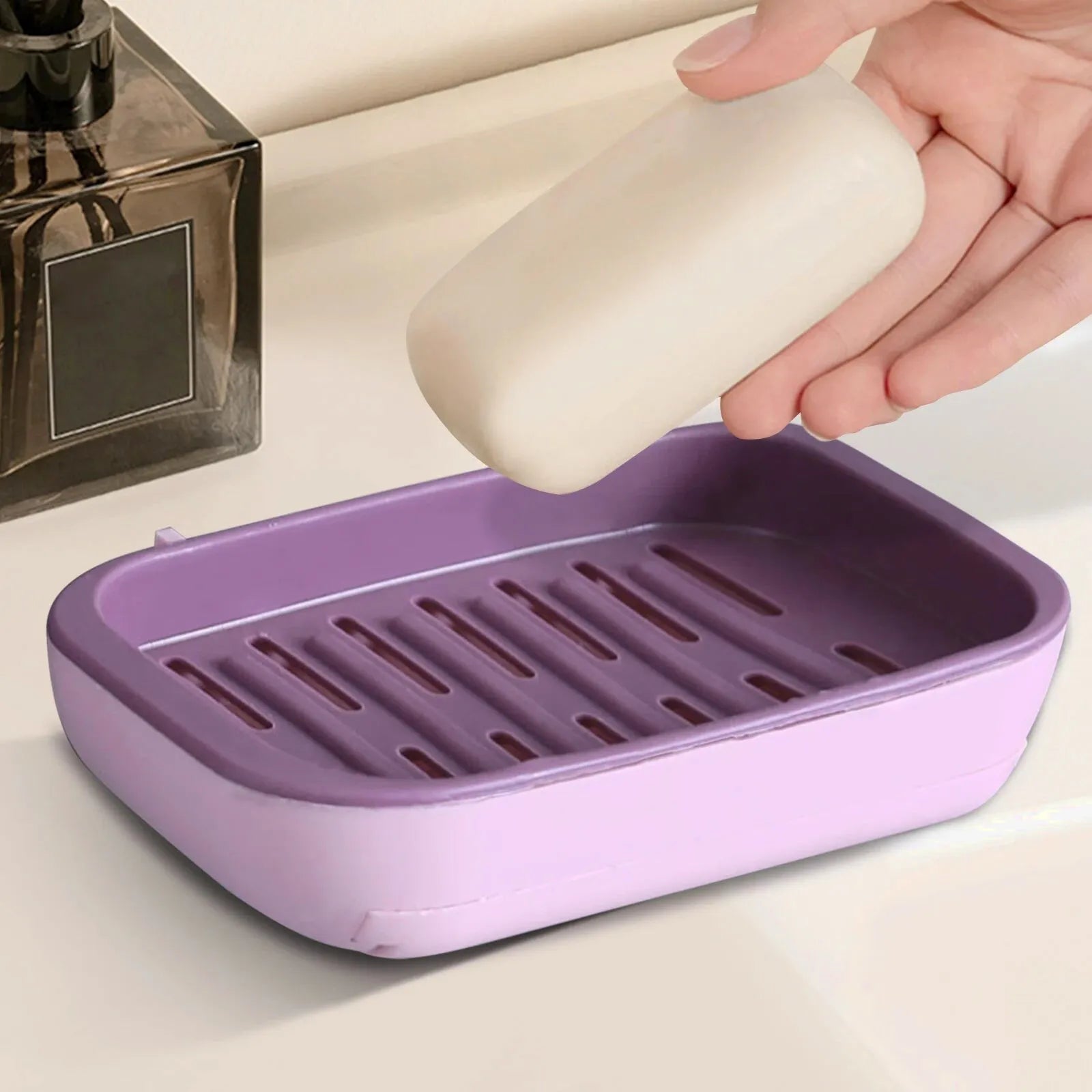 Porte Savon Violet